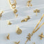 Rose charm 14k gold - Studio Kroewe