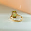 Rue peridot ring 14k gold - Studio Kroewe