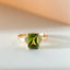 Rue peridot ring 14k gold - Studio Kroewe