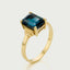Rue topaz london blue ring 14k gold - Studio Kroewe
