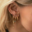 Salamander charm 14k gold - Studio Kroewe