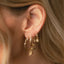 Saturn charm 14k gold - Studio Kroewe