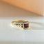 Senda rhodolite 14k gold ring - Studio Kroewe