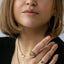 Senda rhodolite 14k gold ring - Studio Kroewe