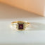 Senda rhodolite 14k gold ring - Studio Kroewe
