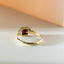 Senda rhodolite 14k gold ring - Studio Kroewe