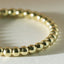 Sphere stacking ring thin and thick 14k gold - Studio Kroewe