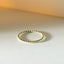Sphere stacking ring thin and thick 14k gold - Studio Kroewe