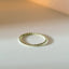 Sphere stacking ring thin and thick 14k gold - Studio Kroewe