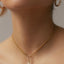 Swallow charm 14k gold - Studio Kroewe