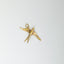 Swallow charm 14k gold - Studio Kroewe