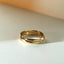 Three is a party ring 14k gold - Studio Kroewe