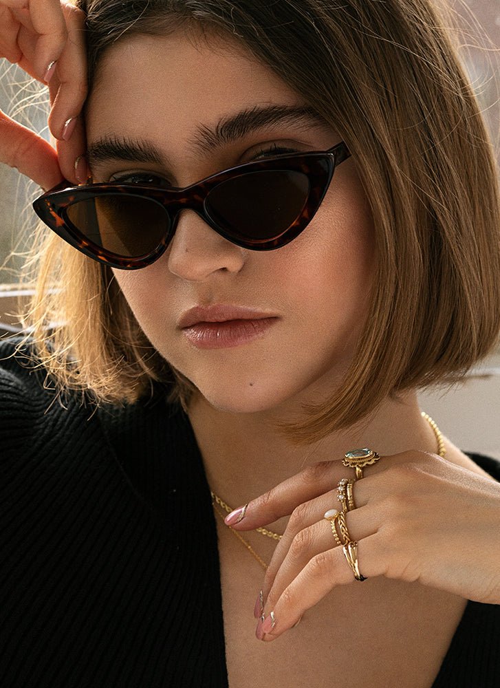 Three is a party ring 14k gold - Studio Kroewe