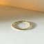 Torsion stacking ring thin and thick 14k gold - Studio Kroewe