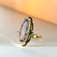 Trixie lavender moonquartz ring 14k gold - Studio Kroewe
