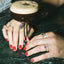 Trixie lavender moonquartz ring 14k gold - Studio Kroewe