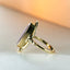 Trixie lavender moonquartz ring 14k gold - Studio Kroewe