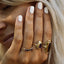 Trixie smoky quartz ring 14k gold - Studio Kroewe