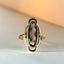 Trixie smoky quartz ring 14k gold - Studio Kroewe