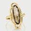 Trixie smoky quartz ring 14k gold - Studio Kroewe