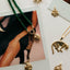 Wild heart charm 14k gold - Studio Kroewe